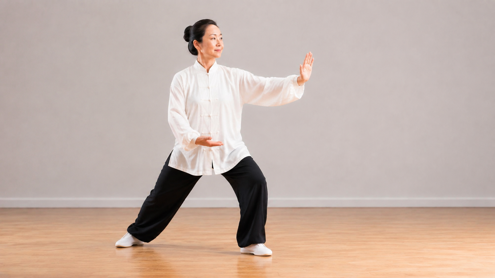 Grasp the Bird’s Tail tai chi exercise demonstration