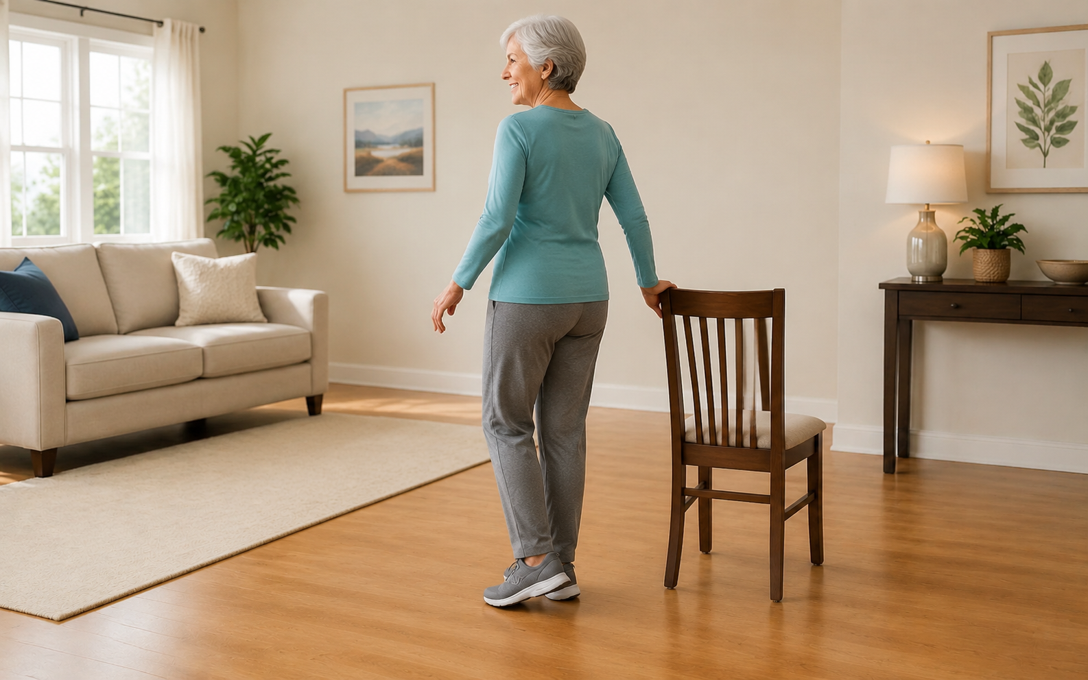 Turn with small steps — tai chi walking step illustration